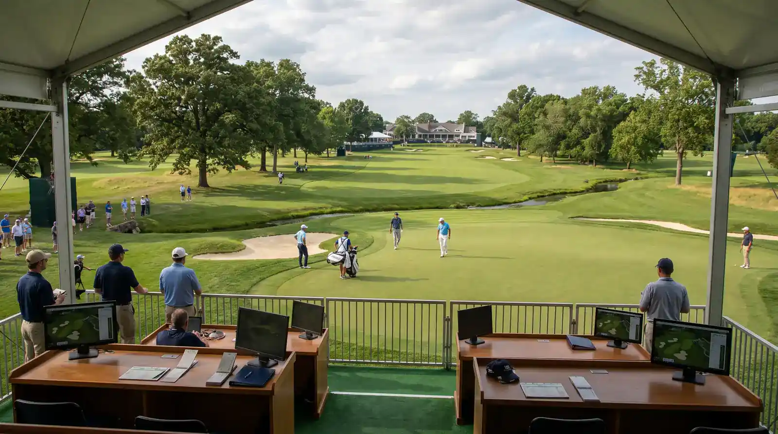PGA Championship venue showing a balanced parkland layout with fair scoring conditions