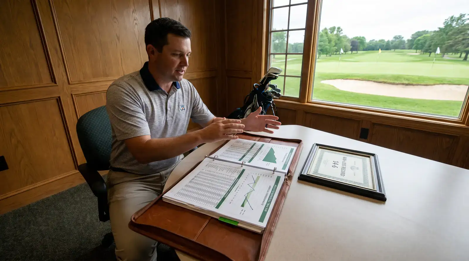 End-of-season performance review showing win-loss record and bankroll trajectory