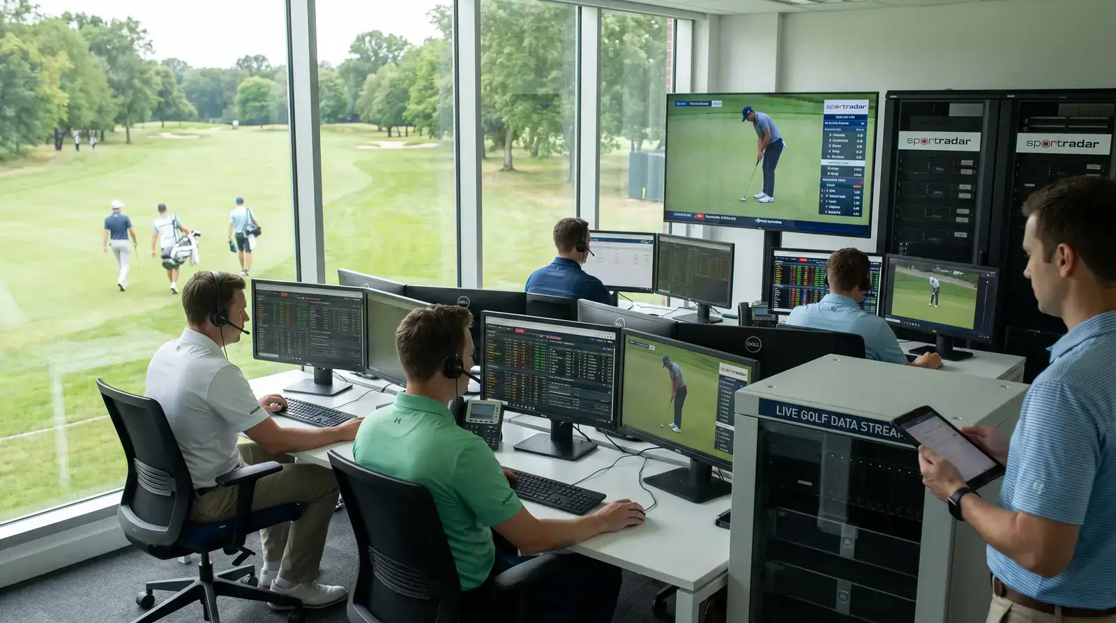 Sportradar data feed infrastructure powering real-time golf betting markets
